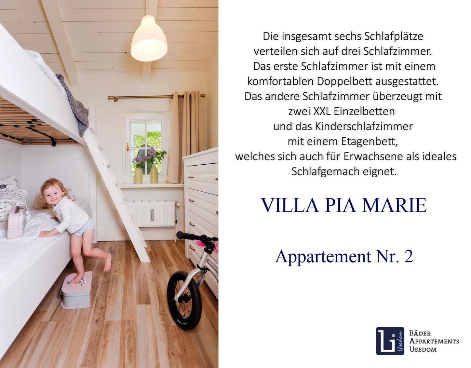 Villa Pia Marie App 2 Heringsdorf Zewnętrze zdjęcie